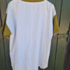 T-shirt hvid med farvede ærmer - Billede 2